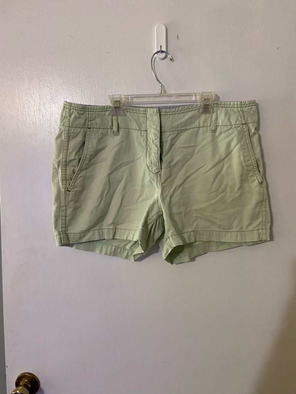Tommy Hilfiger Pale Green Casual Chino Shorts